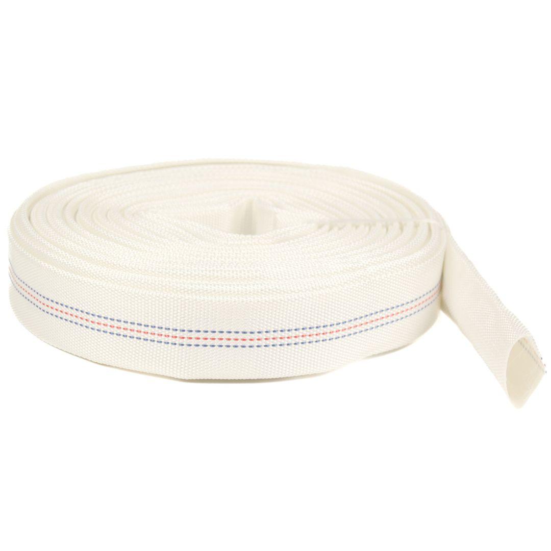 Пожежний рукав 25 мм (20 метрів) для дренажно-фекального насоса (білій), фото 1