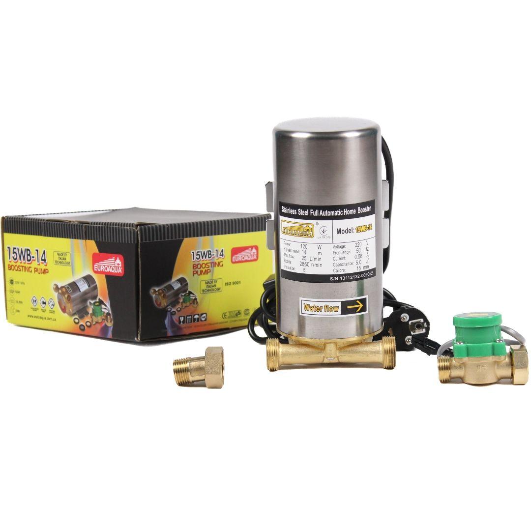 Насос для підвищення тиску Euroaqua 15WB-14, фото 1
