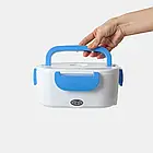 Ланч бокс із підігрівом їжі, Electric Lunch Box, Блакитний / Термо контейнер для їжі з підігрівом, фото 2