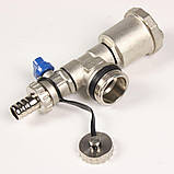 Колектор Gross 8504 1" - 3/4" на 10 виходів та пряма змішувальна група з насосом, фото 9