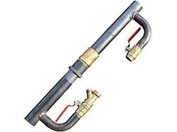 Довгий байпас 40 (1 1/2") STA в комплекті з клапаном для опалення 280 мм