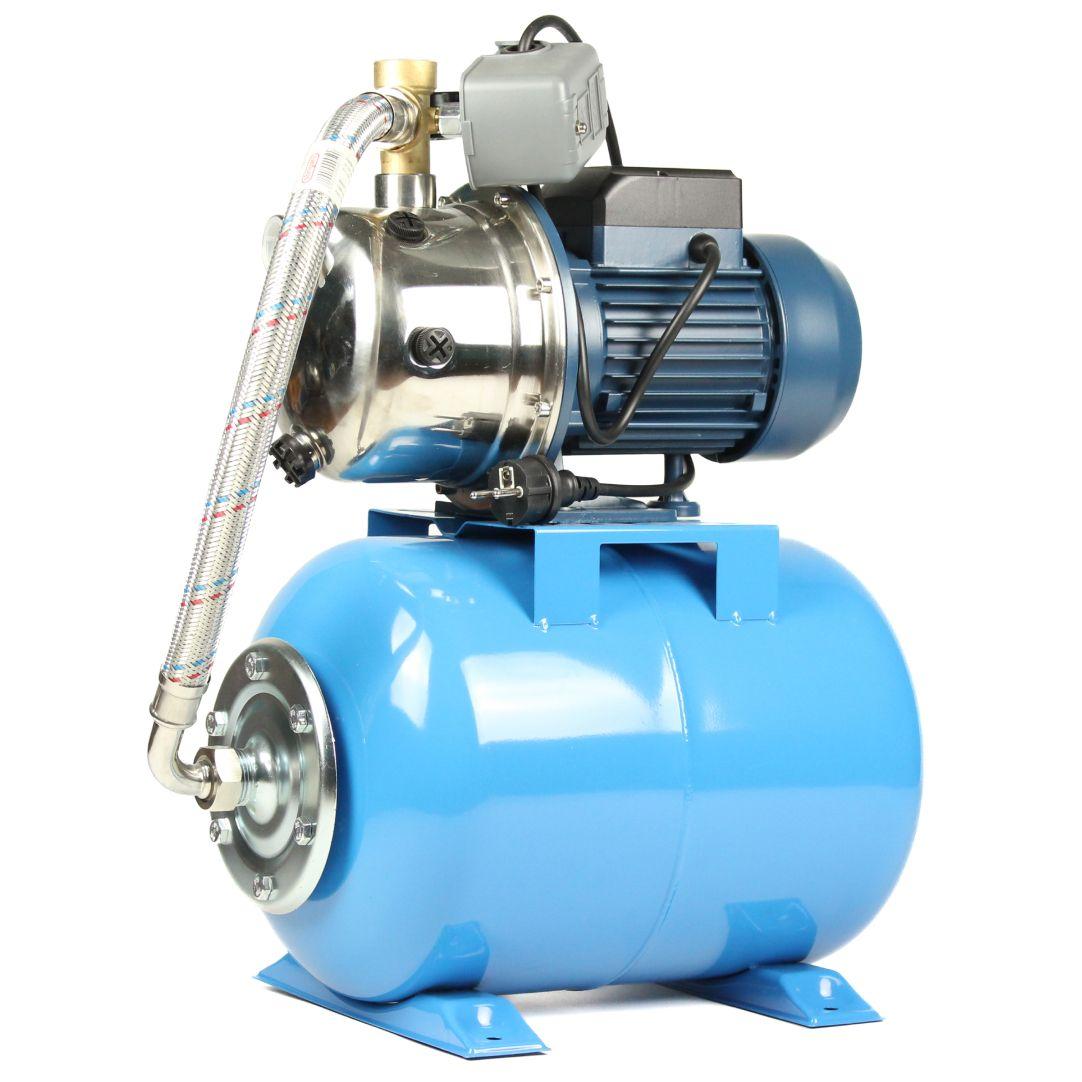 Насосна станція ROSA JS100, 1.1 кВт + гідроакумулятор 24 літри, фото 1