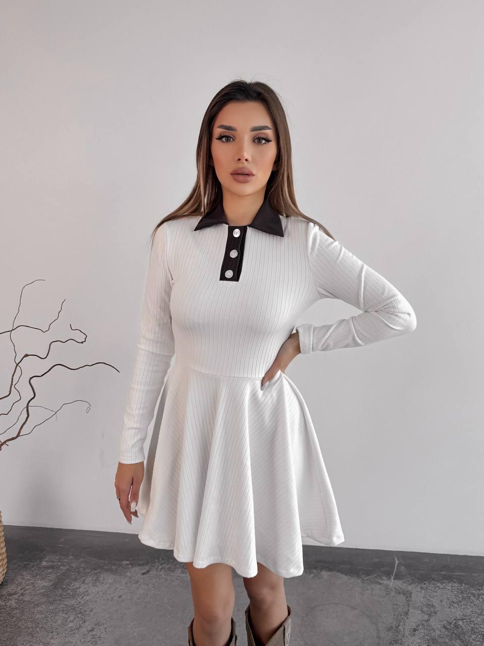 Сукня з воротом гурт роздріб дроп 23175, фото 1