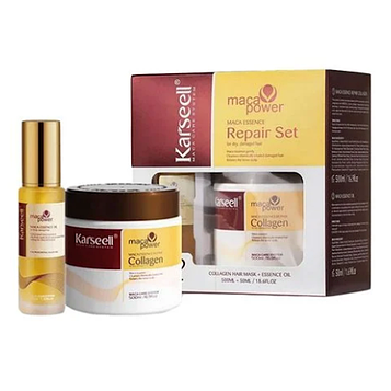 Набір для відновлення волосся з есенцією маки Karseell Maca Essence Repair Set (KRS-N02)