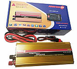 Автомобільний інвертор PowerOnePlus 12V/220 V 2000 W з LCD-індикатором, фото 5