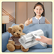 Портативний акумуляторний пилосос для меблів та матраців з УФ-обробкою, фото 3