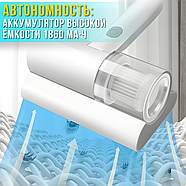 Портативний акумуляторний пилосос для меблів та матраців з УФ-обробкою, фото 10