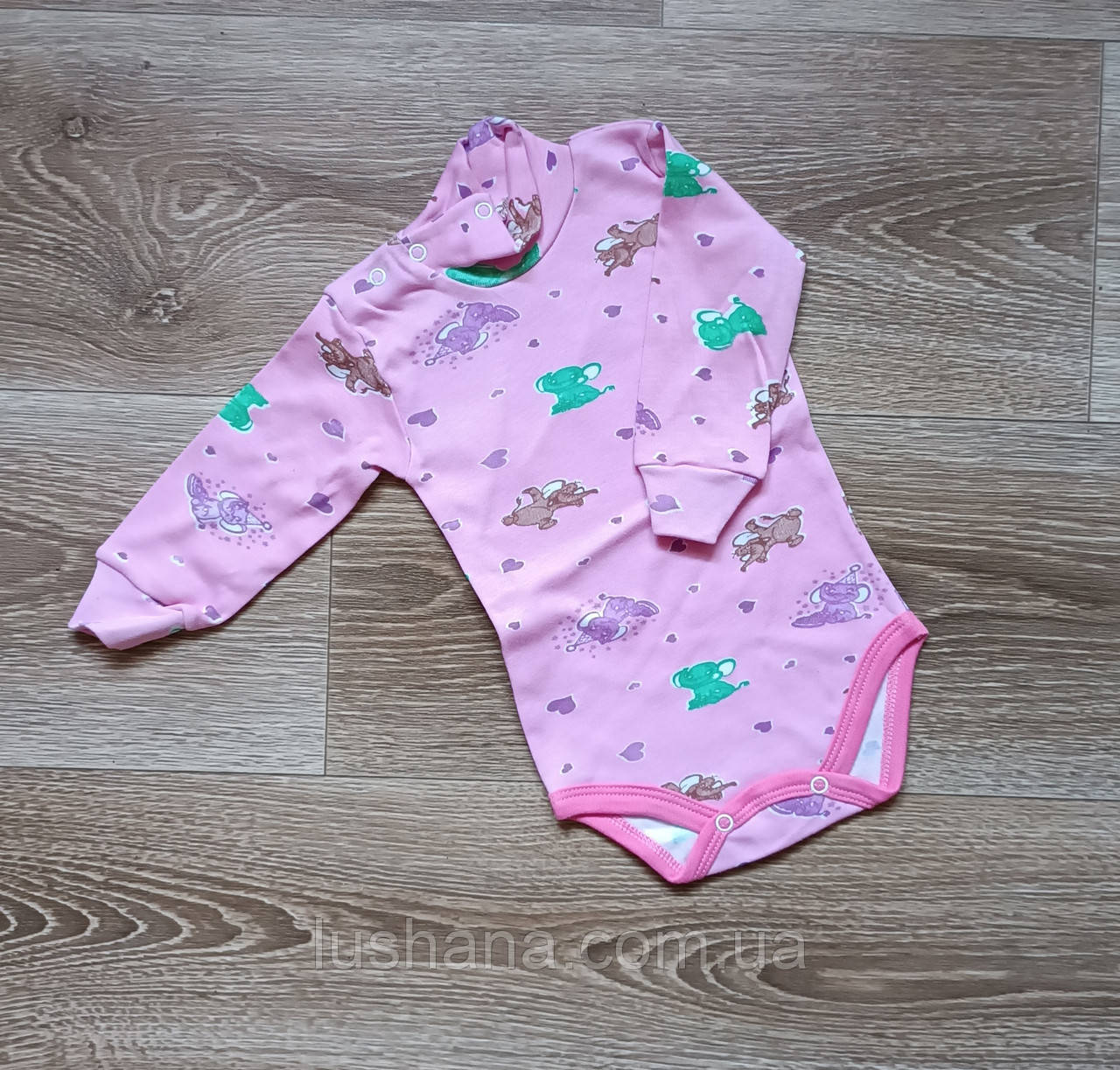 Боді гольф на дівчинку / довгий рукав / р.98, 2-3 роки, фото 1
