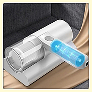 Портативний акумуляторний пилосос для меблів та матраців з УФ-обробкою, фото 5