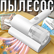 Портативний акумуляторний пилосос для меблів та матраців з УФ-обробкою, фото 2