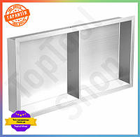 TS Полиця для ванної Mixxus Premium Extra Line з нержавіючої сталі вбудована полиця-ніша для зберігання речей та SHT55_Q