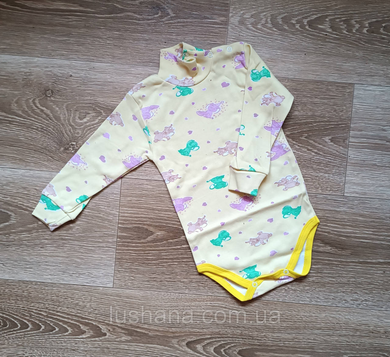 Боді гольф на дівчинку / довгий рукав / р.86, 12-18 міс., фото 1