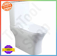 TS Унітаз-компакт Mixxus із системою змиву Extra Line Tornado 3 санітарний фарфор для дому та квартири гігієнічн SHT55_Q