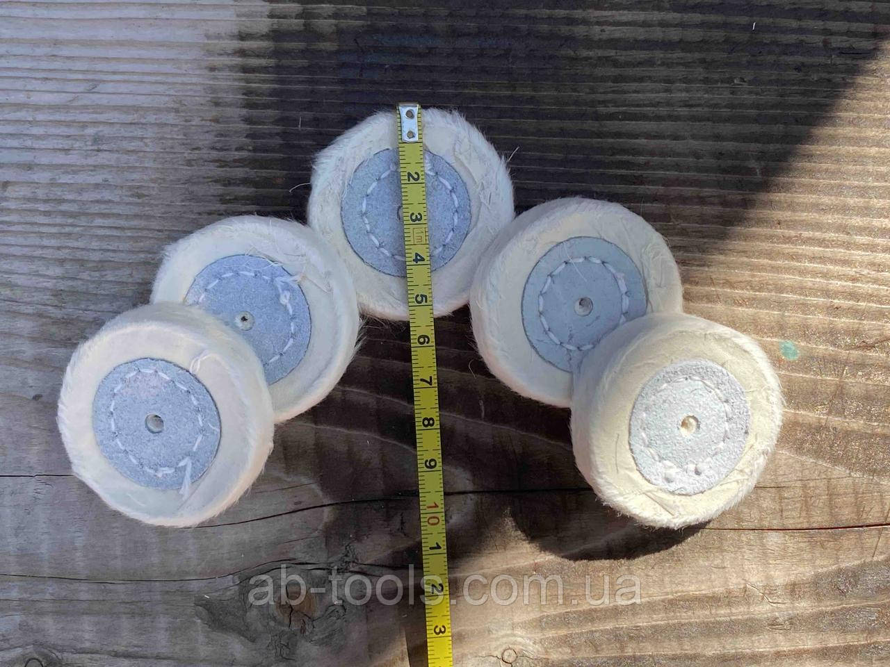 Круг мусліновий 50 мм білий м'який, фото 1