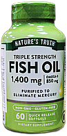 Омега 3 Nature's Truth Fish Oil 1400 mg 60 softgels