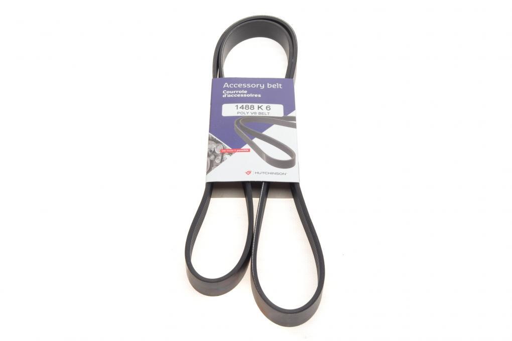 Ремінь генератора Mitsubishi ASX/Lancer 1.8 DI-D 10- HUTCHINSON 1488 K 6 UA61, фото 1