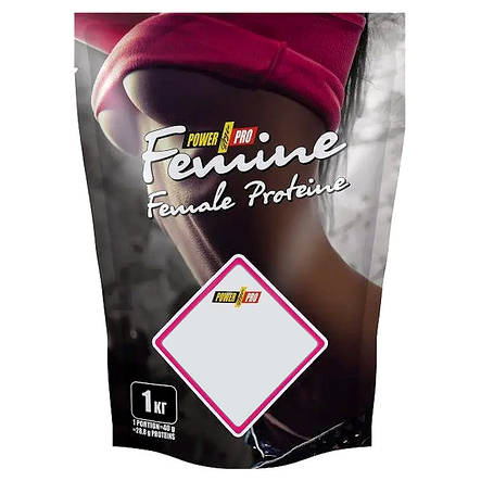Протеїн Power Pro Femine 1 кг зі смаком, фото 2