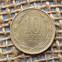 10 песо 2006 року. Чилi
