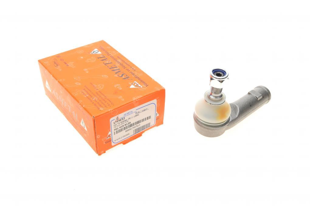 Наконечник тяги рульової (R) VW T4 91-95 (d=16mm) ASMETAL 17VW32 UA61, фото 1