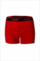 Труси чоловічі шорти Lans 06/037 бавовна на відкритій гумці 06/037 (розміри: M-4XL) червоні