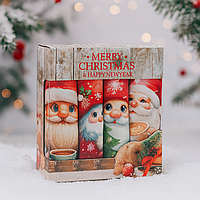 Салфетки-полотенца микрофибра Luxyart "Рождество" 25*50 см 8 шт (LR-279) karam mag