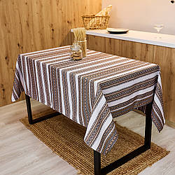 Скатертина вишита з українським орнаментом 3.0м х 1.5м (анс3-4-30)