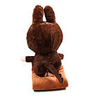 М'яка іграшка подушка Лабубу з пледом усередині, висота 55 см, фото 2