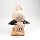 М'яка іграшка подушка Лабубу з пледом усередині, висота 55 см, фото 2