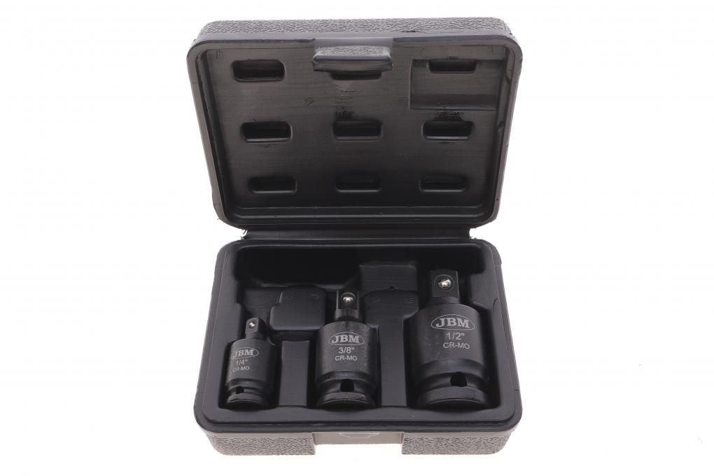 Набір ударних карданів 1/2""-3/8""-1/4"" 3 од. JBM 53043 UA61, фото 1