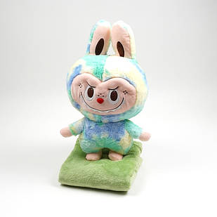М'яка іграшка подушка Лабубу з пледом усередині, висота 55 см