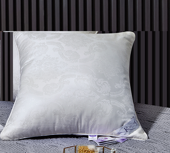 Шовкова подушка бежева KuNmeng 70_70_130p, фото 1