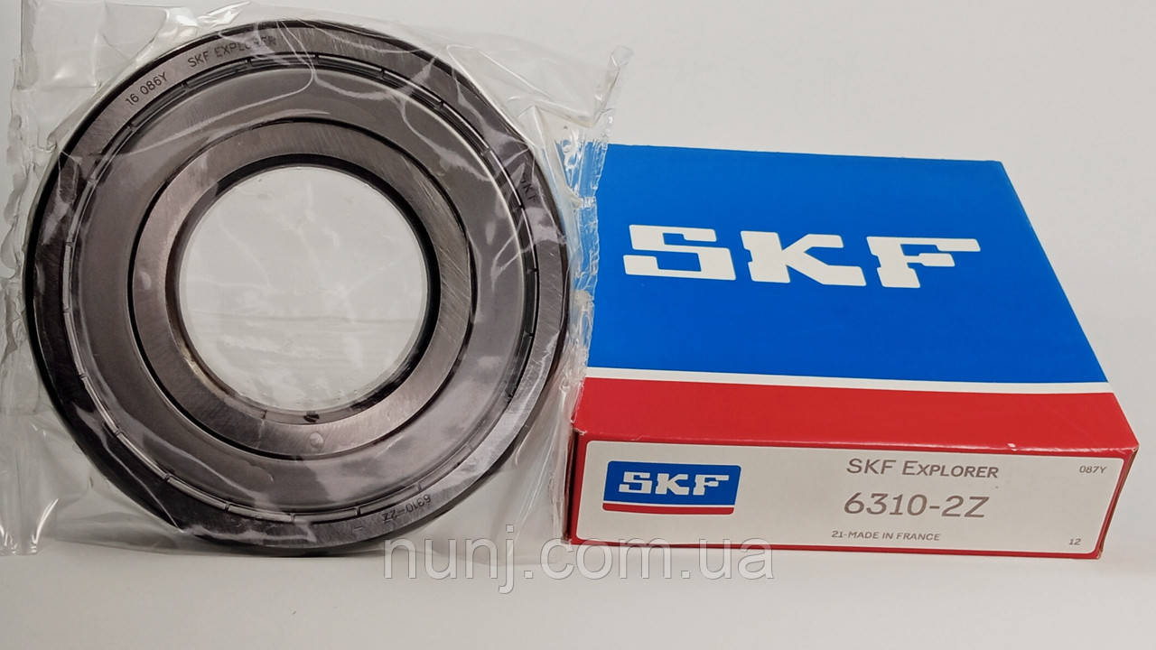 Підшипник 6310-ZZ SKF (80310) розміри: 50*110*27 кульковий радіальний закритий, фото 1
