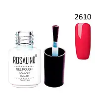 Гель-лак для нігтів Rosalind 7 мл, манікюрний шелак колір 2610 журавлина karam mag