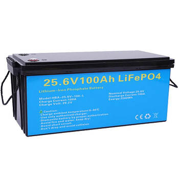 Акумулятор Daxtromn LiFePO4 25.6V 100Ah, LiFePO₄, акумулятор для інвертора, сонячних панелей, дому