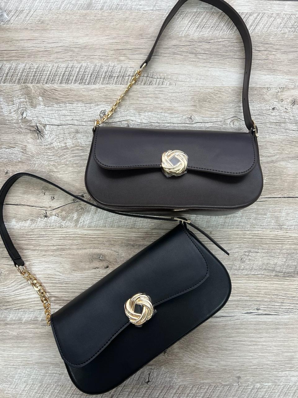 Жіноча сумка крос-боді 14*27,5 см із клапаном зі штучної шкіри в різних кольорах Nata, фото 1