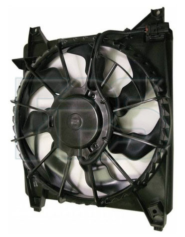 Корпус диффузора с вентилятором Hyundai H-1 2008-2018, 7 лопастей (Тайвань), фото 1