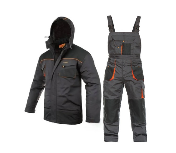 Куртка з капішоном та напівкомбінезон Artmaster ,Роба тепла, Робочий костюм на зиму. Зимовий комплект спецодягу , польща,