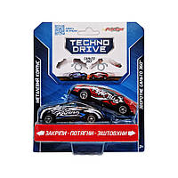 Набор игровых машинок "Крутой переворот" Flip'ems TechnoDrive 1311, 2 машинки Вид 3 karam mag
