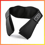 Масажер комір Shiatsu Aptel AG127C для шиї спини плечей із функцією нагрівання Універсальний для дому та авто, фото 2