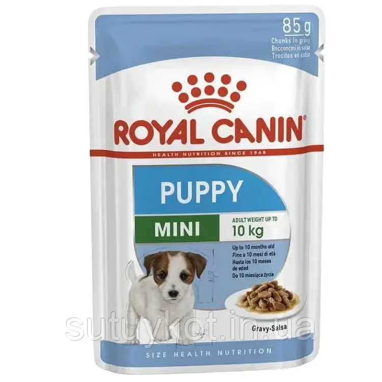 Royal Canin Mini Роял Канин міні паппі вологий корм для цуценят дрібних порід, 85 гр, фото 1