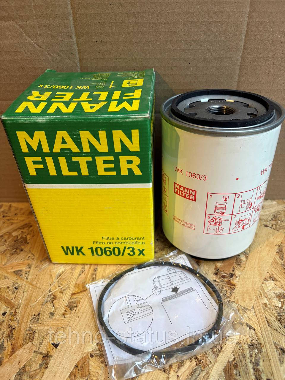 Фільтр паливний MANN WK1060/3X