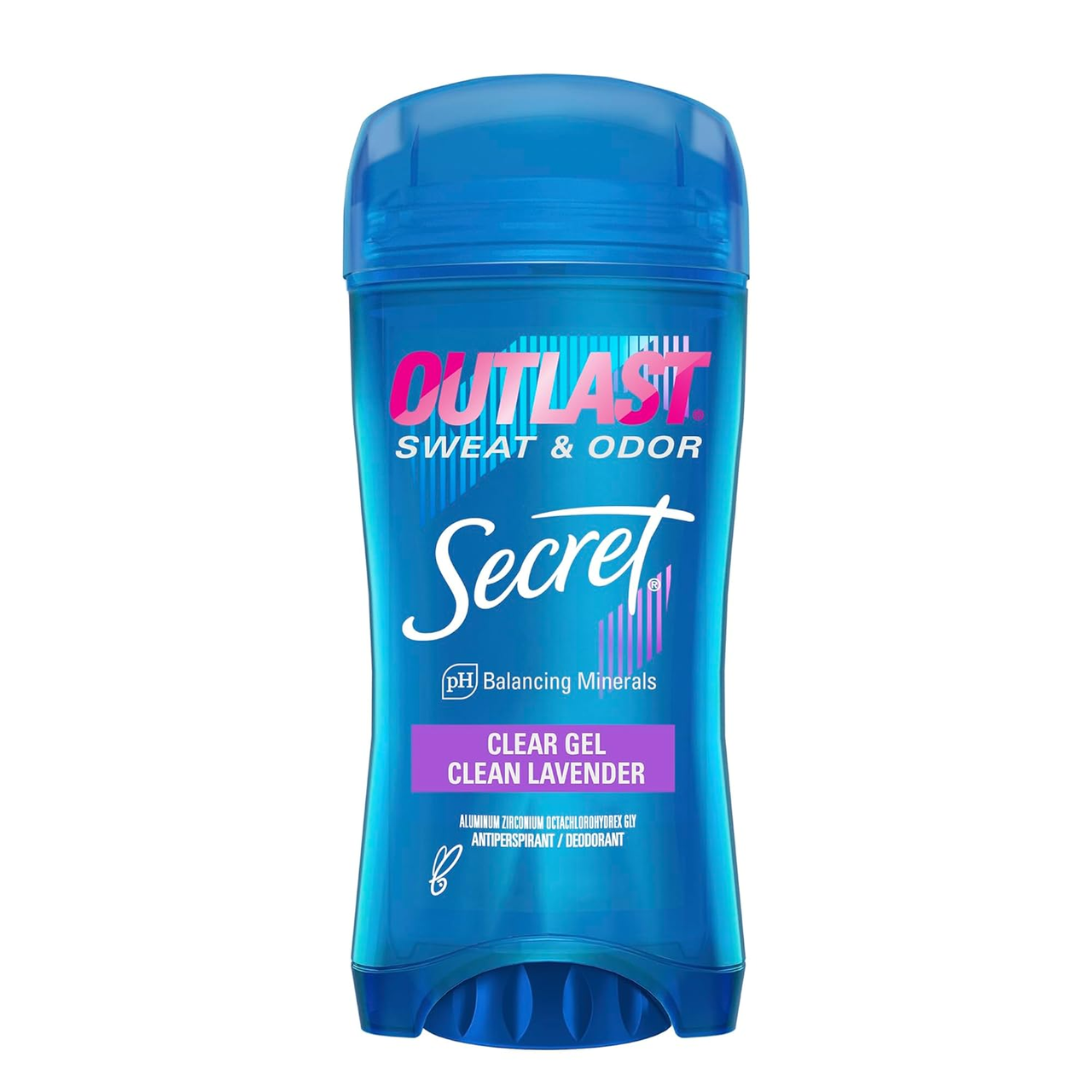 Гелевий дезодорант Secret Outlast Clear Gel Antiperspirant Deodorant Ph Balanced Minerals Clean Lavender 73g, фото 1