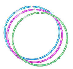 Обруч "Зебра 1", малий (68 см)