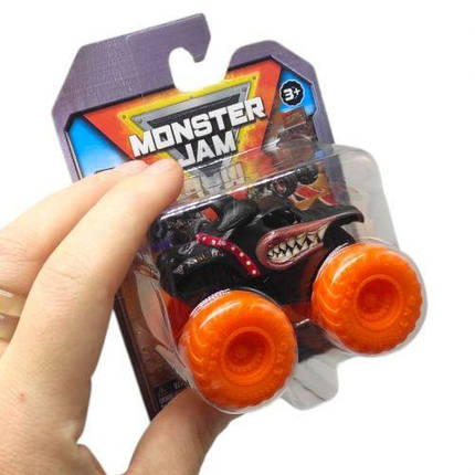 Іграшка машинка Monster Jam 1:72 (ПОМАРАНЧЕВИЙ), фото 2