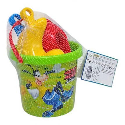 Набір для піску "Мікки-Гол" 5 ел. з термонаклейкою, Disney(ЦВ), фото 2