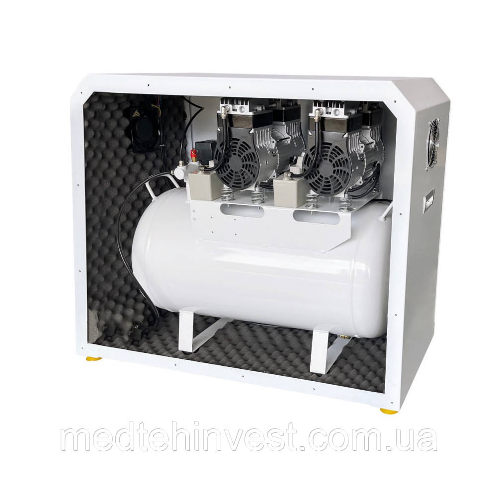 Компресор Granum 200 (200л/хв) безмасляний стоматологічний, фото 1