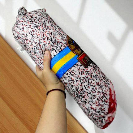 Іграшка м’яконабивна «Ковбаса ГУЦУЛЬСЬКА» розмір 50 см, фото 2