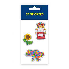 Набір 3D стікерів "Cossak Girl" (1 аркуш)