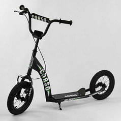 Самокат CR-T 0070 (1) Corso колеса надувні 12``, ручне переднє гальмо