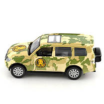 Машинка металева із серії "Шеврони Героїв" - Mitsubishi Pajero 4WD Turbo  - "47 ОМБр", фото 3